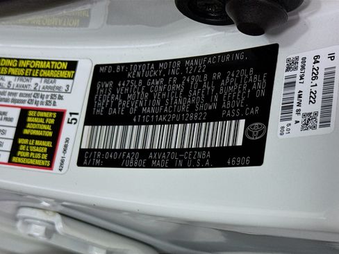 Used 2023 Toyota Camry LE FWD image 39