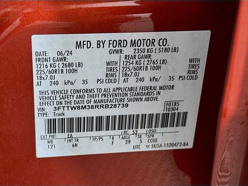 Used 2024 Ford Maverick Lariat FWD image 34