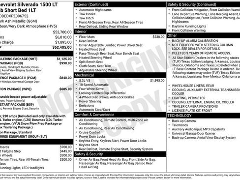 Used 2023 Chevrolet Silverado 1500 LT w/ Max Trailering Package AWD/4WD image 2