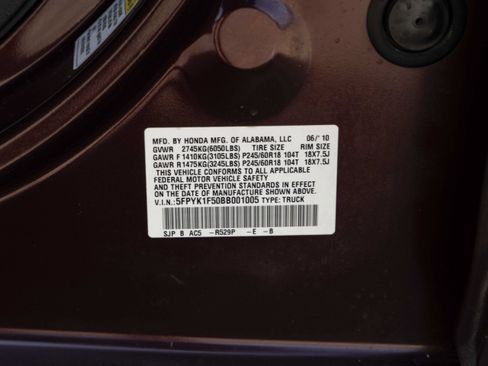 Used 2011 Honda Ridgeline RTL image 44