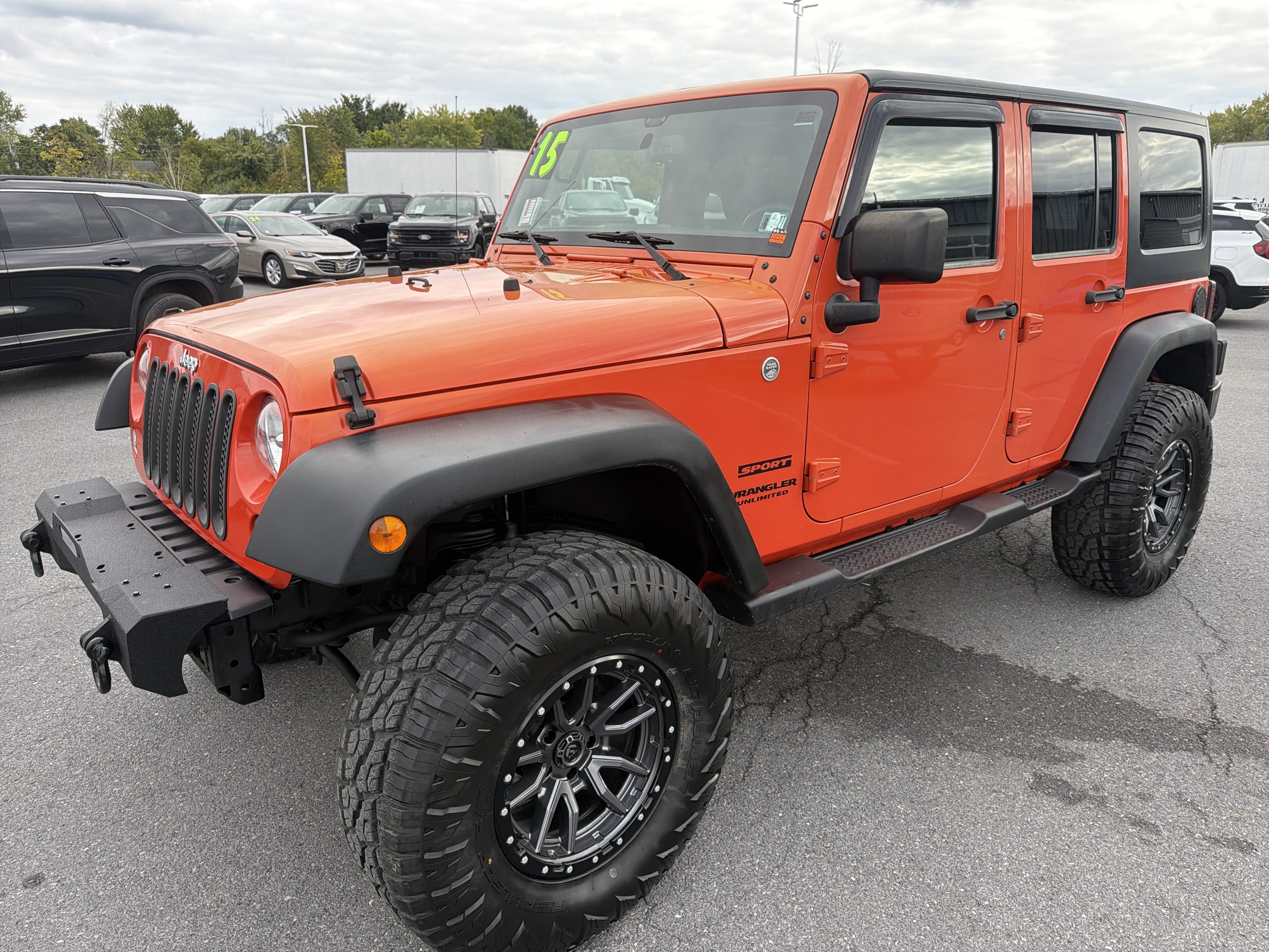 Used 2015 Jeep Wrangler Unlimited Sport w/ Quick Order Package 24S AWD/4WD image 8