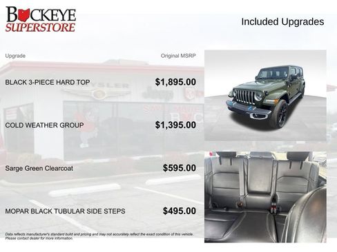 Used 2023 Jeep Wrangler Unlimited Sahara w/ Cold Weather Group AWD/4WD image 7