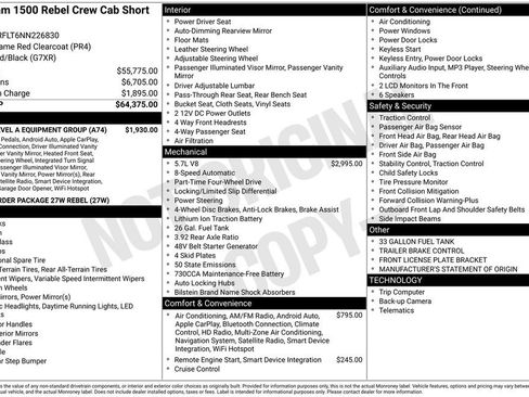 Used 2022 RAM 1500 Rebel w/ Rebel Level A Equipment Group image 15