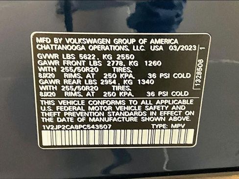 Used 2023 Volkswagen Atlas SE w/ Panoramic Sunroof Package image 33