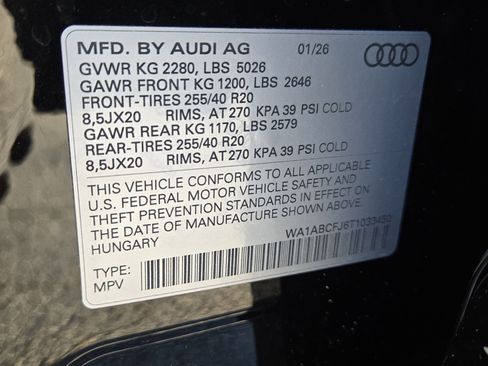 New 2026 Audi Q3 quattro 2.0T image 15