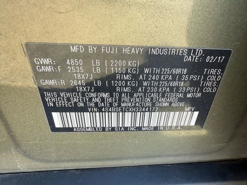 Used 2017 Subaru Outback 3.6R Touring w/ Popular Package #5A image 22