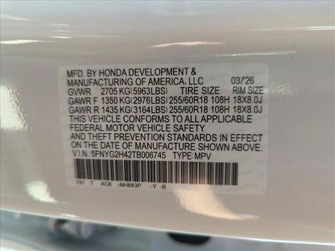 New 2026 Honda Pilot EX-L image 17