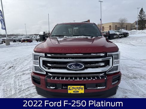 Used 2022 Ford F250 Platinum w/ Snow Plow Prep Package image 3