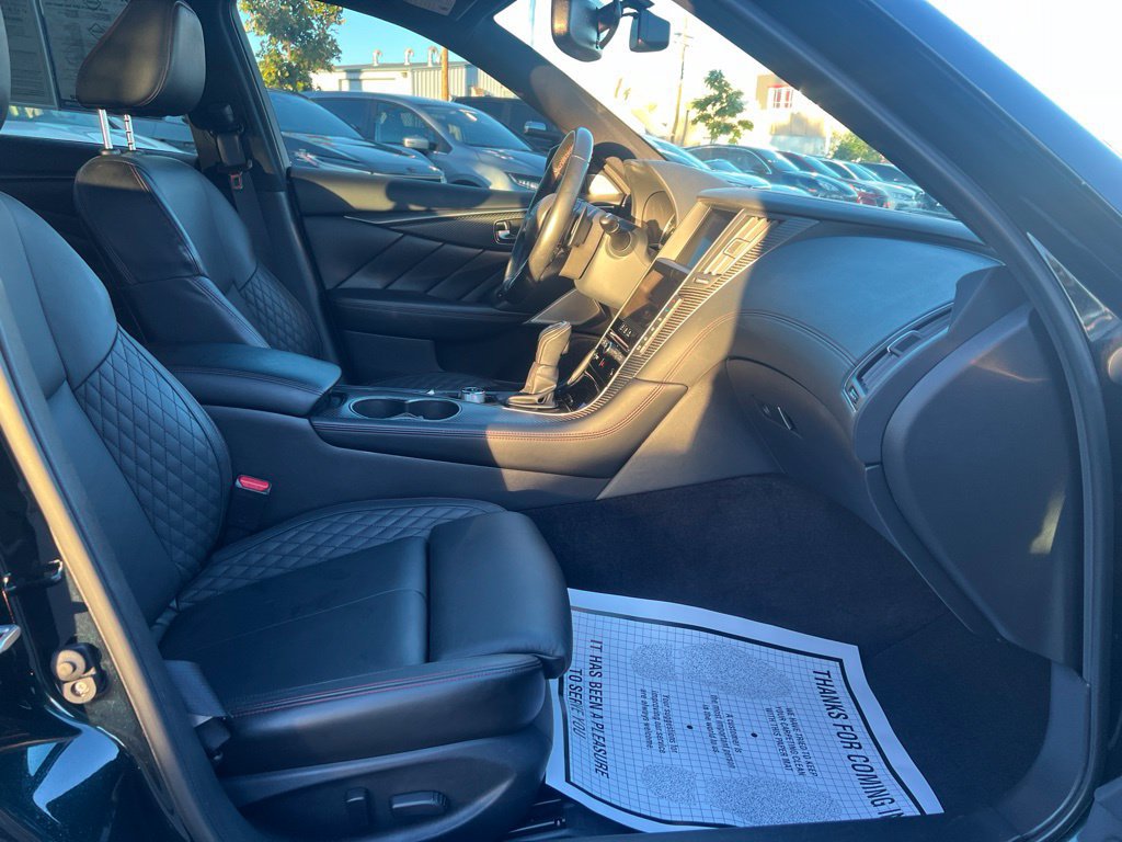 Used 2024 INFINITI Q50 Red Sport 400 w/ Black Opal Edition AWD/4WD image 12