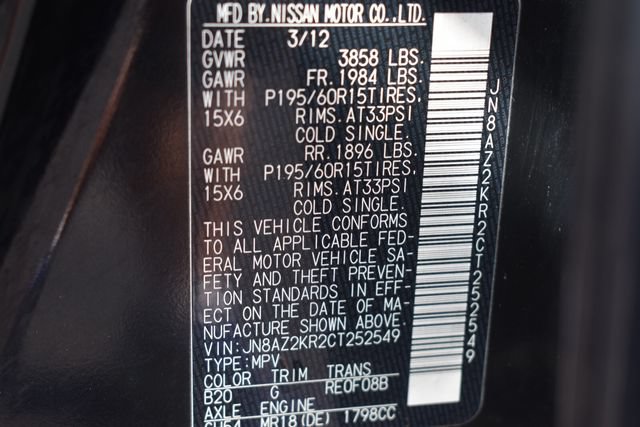 Used 2012 Nissan Cube 1.8 S w/ Interior Designer Pkg FWD image 32