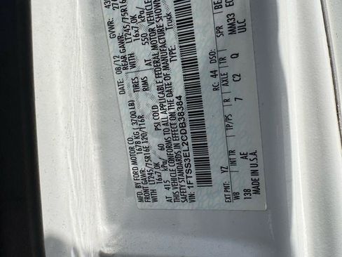 Used 2012 Ford E-350 and Econoline 350 Extended Super Duty w/ Insulation Pkg RWD image 27