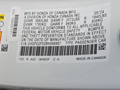 Used 2024 Honda Civic Sport image 31