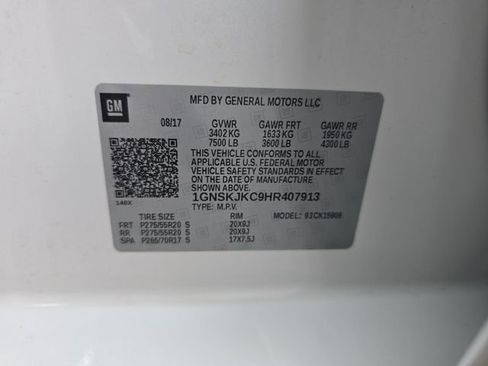 Certified 2017 Chevrolet Suburban Premier AWD/4WD image 29