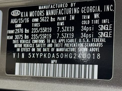 Used 2017 Kia Sorento SX AWD/4WD image 17