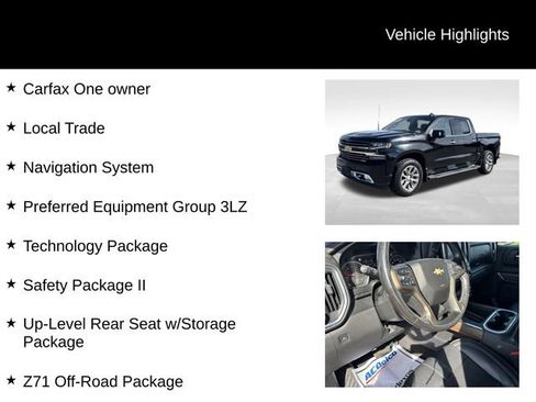 Used 2019 Chevrolet Silverado 1500 High Country w/ Technology Package AWD/4WD image 8