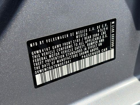 Certified 2024 Volkswagen Jetta SE FWD image 22