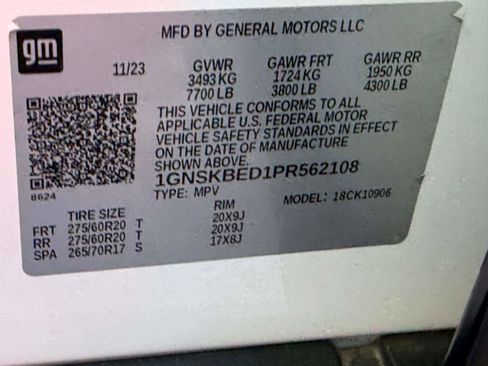 Certified 2023 Chevrolet Suburban LS AWD/4WD image 12
