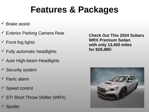 Used 2024 Subaru WRX Premium AWD/4WD image 17