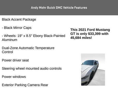 Used 2021 Ford Mustang GT w/ Equipment Group 301A RWD image 12
