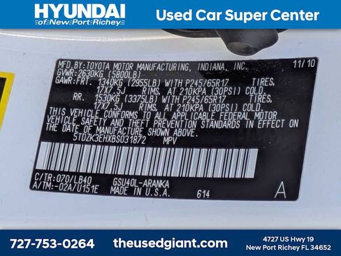 Used 2011 Toyota Highlander SE w/ Tow Pkg FWD image 41