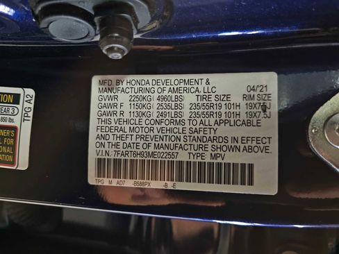 Used 2021 Honda CR-V Touring image 41