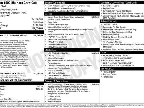 Used 2022 RAM 1500 Big Horn AWD/4WD image 15