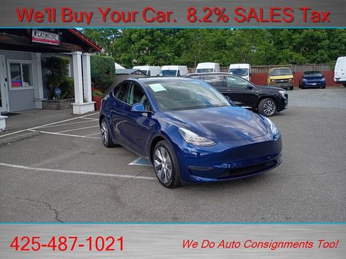 Used 2021 Tesla Model Y Long Range AWD/4WD image 3