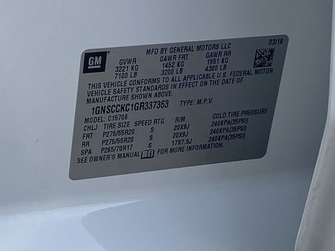 Used 2016 Chevrolet Tahoe LTZ image 36