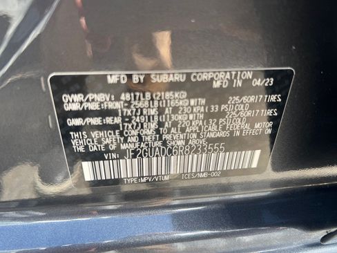 Certified 2024 Subaru Crosstrek 2.0i Premium AWD/4WD image 15
