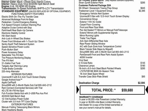 New 2026 RAM 2500 Tradesman image 2