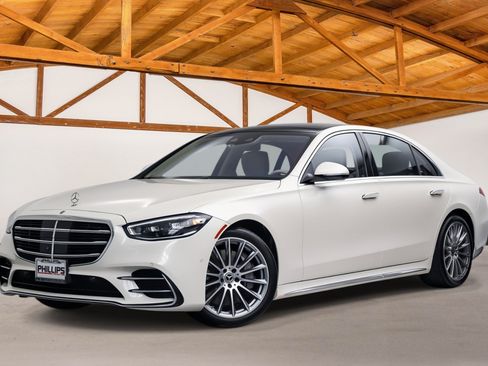 Used 2022 Mercedes-Benz S 500 4MATIC w/ AMG Line Package image 1