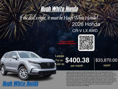 New 2026 Honda CR-V LX