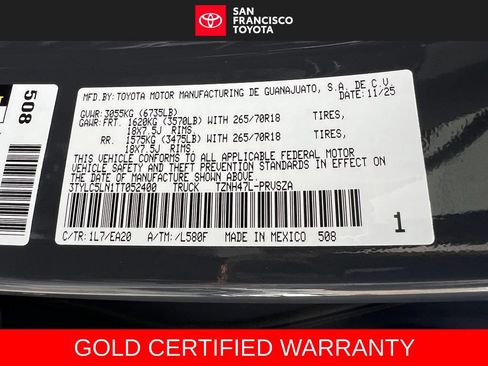 Certified 2026 Toyota Tacoma TRD Off-Road w/ TRD Off Road Premium Package AWD/4WD image 45