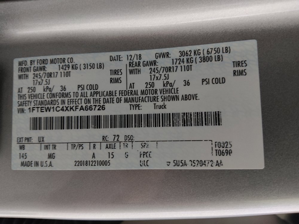 Used 2019 Ford F150 XLT RWD image 33