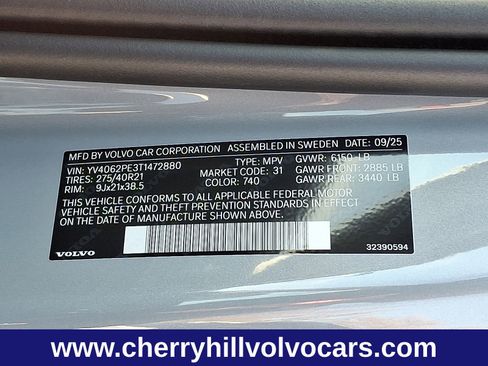 New 2026 Volvo XC90 B6 Plus w/ Protection Package Premier image 16