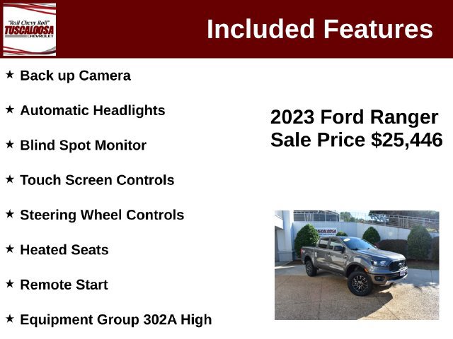 Used 2023 Ford Ranger XLT w/ Equipment Group 302A High AWD/4WD image 6