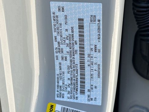 New 2026 Ford Bronco Raptor w/ Interior Carbon Fiber Pack image 21