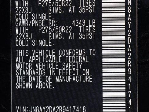 Used 2024 Nissan Armada Platinum w/ Captain's Chairs Package image 42