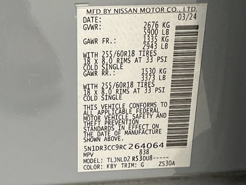 Used 2024 Nissan Pathfinder SL AWD/4WD image 84