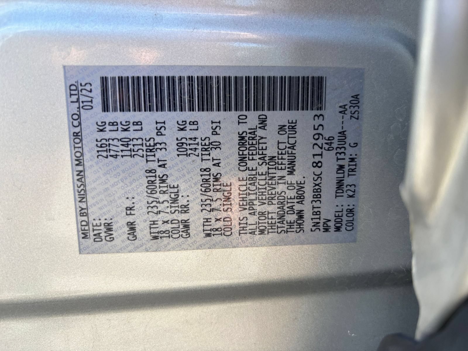 Used 2025 Nissan Rogue SV AWD/4WD image 30