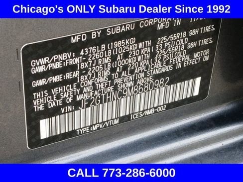 Certified 2021 Subaru Crosstrek 2.5i Limited w/ Moonroof Package 2 image 18