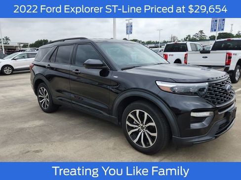 Certified 2022 Ford Explorer ST-Line w/ Class IV Trailer Tow Package RWD image 1