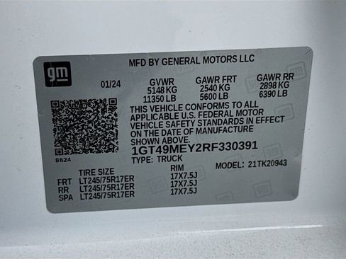 Used 2024 GMC Sierra 2500 SLE w/ SLE Value Package; AWD/4WD image 32