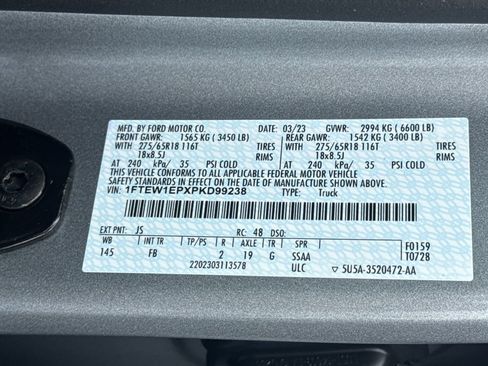 Used 2023 Ford F150 XLT w/ Equipment Group 302A High AWD/4WD image 31