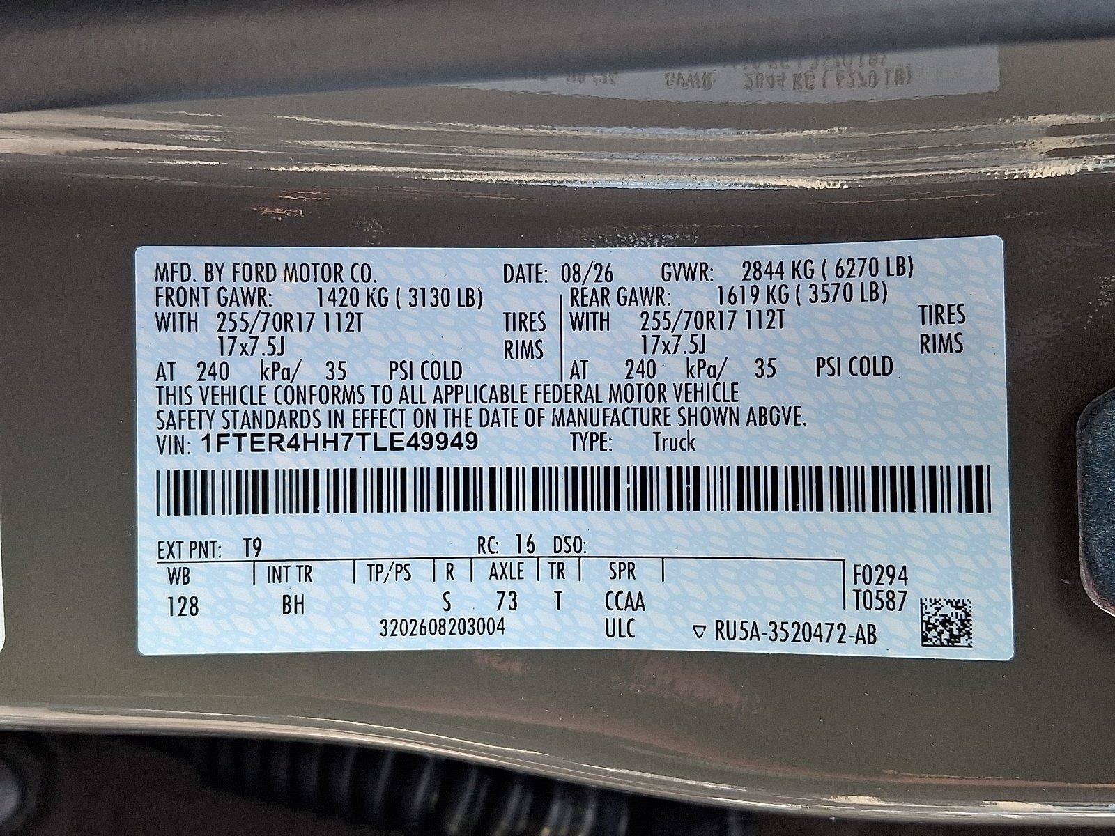 New 2026 Ford Ranger XLT AWD/4WD image 17