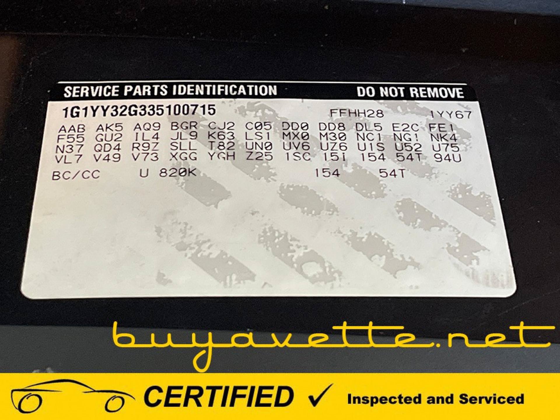 Used 2003 Chevrolet Corvette Convertible w/ Preferred Equipment Group1 RWD image 30