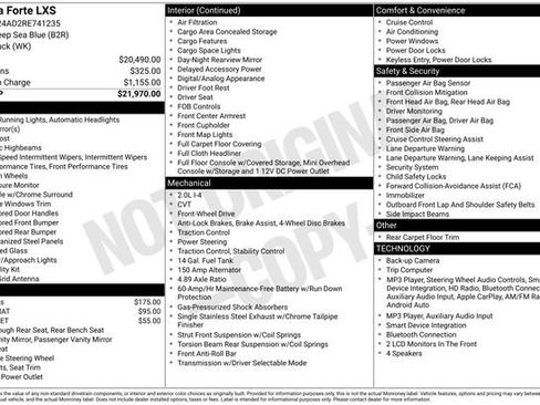 Used 2024 Kia Forte LXS FWD image 38