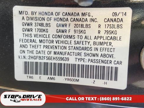 Used 2014 Honda Civic LX image 19