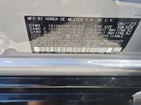 Used 2024 Honda HR-V EX-L image 13