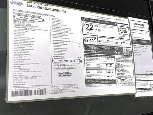 New 2025 Jeep Grand Cherokee Limited w/ Trailer Tow Package image 14